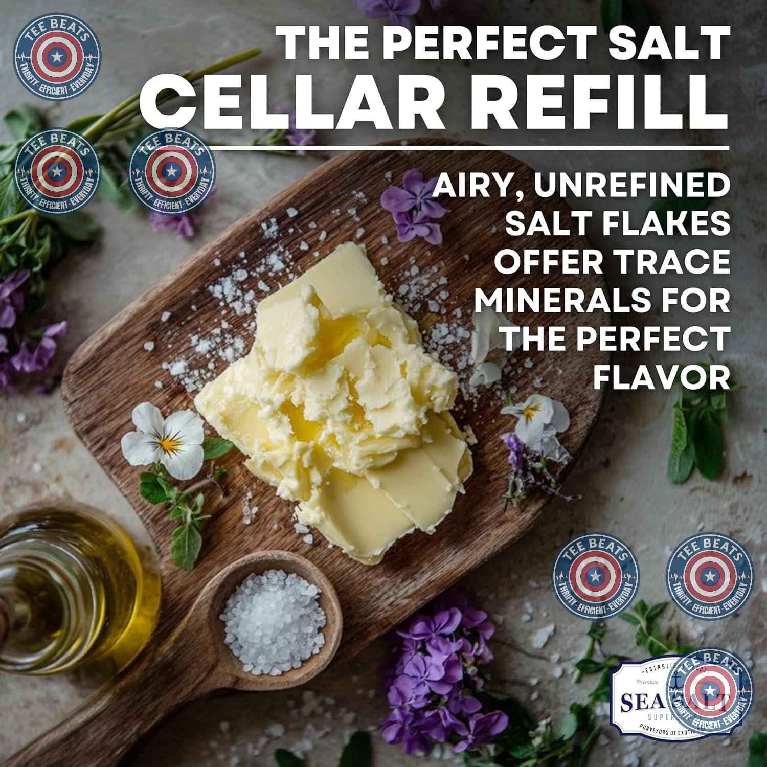 Sol de Baja Hand-Harvested Sea Salt Flakes, 7 oz – Premium Finishing Salt for the Discerning Home Chef