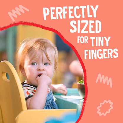 Earth's Best Melty Hoops – Safe Toddler Snack for Nursery and Diaper Bag, Dissolvable Ring Shape for Tiny Hands