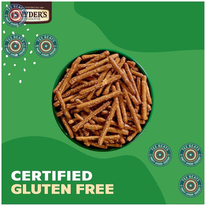 Snyder's of Hanover Gluten Free Pretzels – Safe Peanut-Free Classroom Snack for Playdates and After-School, 8 oz