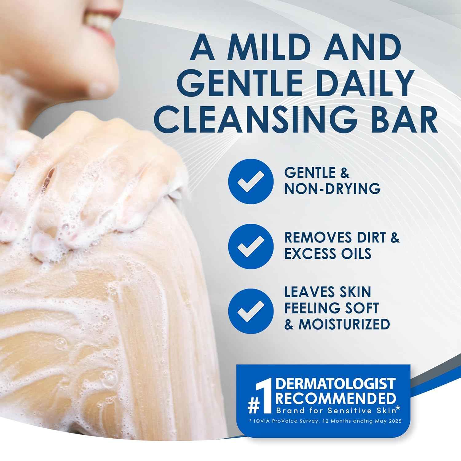 Vanicream Cleansing Bar — Fragrance-Free Sensitive Skin Care for a Calming Nightly Bath Ritual