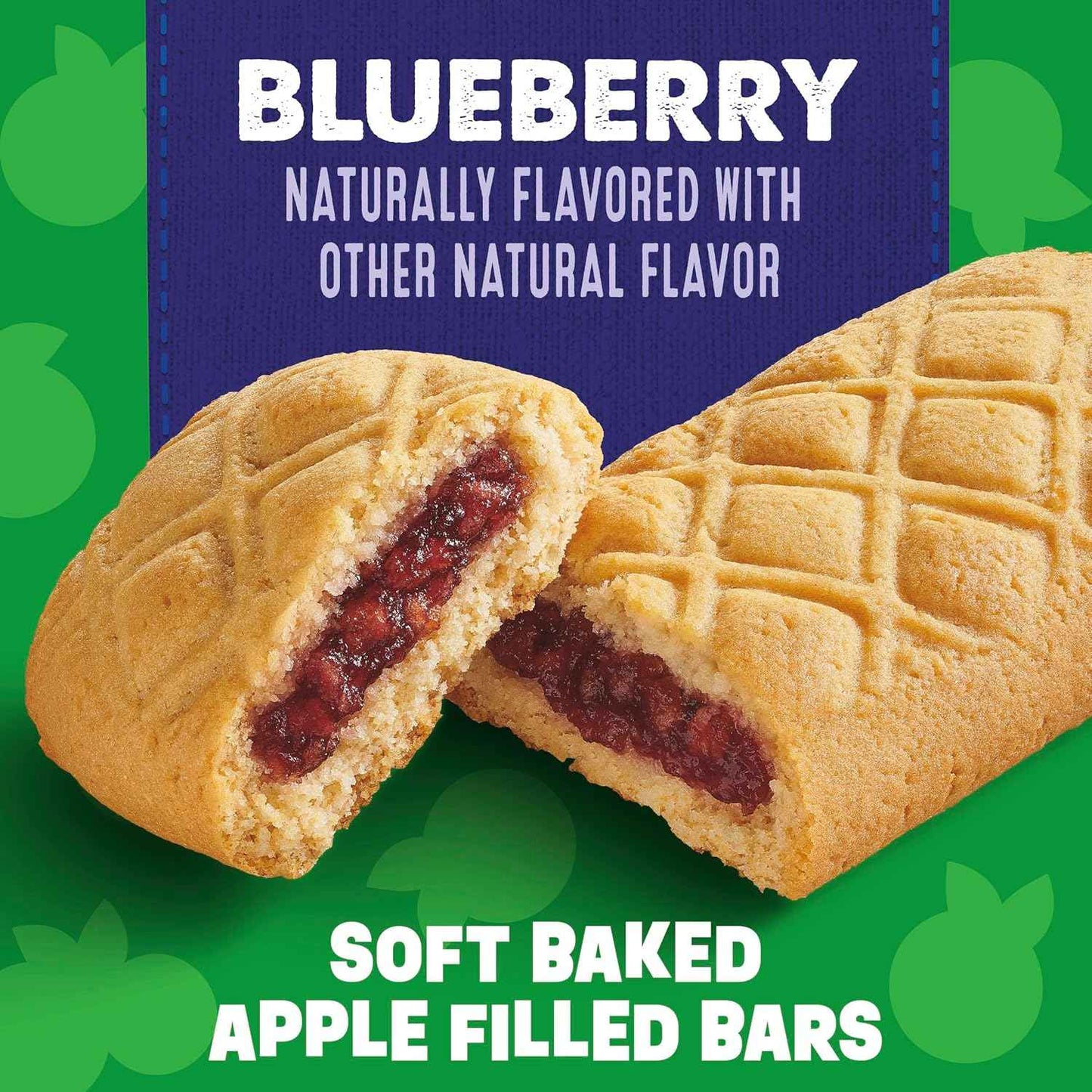 Mott's Soft Baked Apple Filled Bars – Individually Portioned Office Snack for Workdays, 5 Ct Box