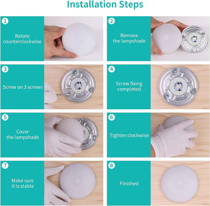 RV LED Ceiling Light – Practical Housewarming Gift for New Camper Owners, Easy DIY Install 12V Puck Light