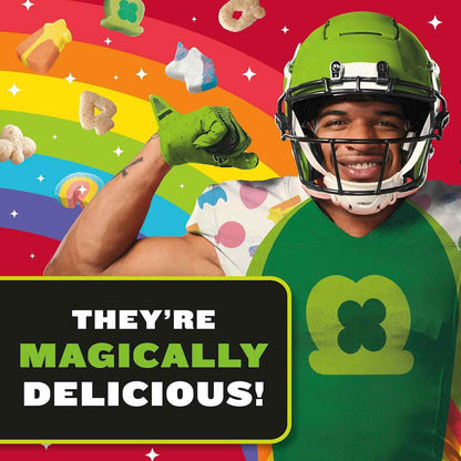 Lucky Charms Gluten Free Cereal with Marshmallows – Mindful Gluten-Free Pantry Staple for Sensitive Diets, Limited Edition Jumbo Marshmallows, 26.1 oz