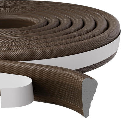 FrostGuard Wedge Foam Weather Strip – Clean White Door Frame Seal for Uncluttered Interiors, Simple Draft Stopper