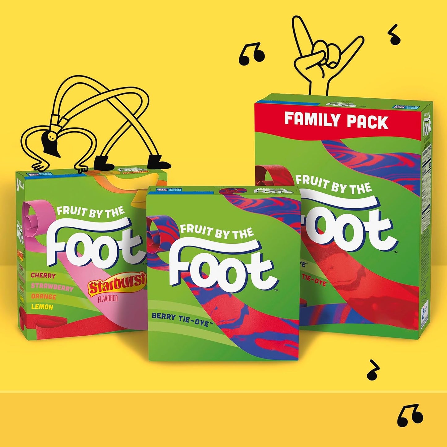 Fruit by the Foot Fruit Flavored Snacks Variety Pack – Lunchbox Stuffer for School-Age Kids, Individually Wrapped Pouches