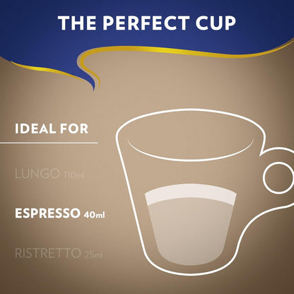 full-bodied profile with bold taste and creamy crema finish