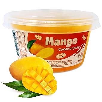 Fusion Select Lychee Coconut Jelly – Guilt-Free Low-Fat Snack for Mindful Wellness Routines, 14 oz Resealable Jar
