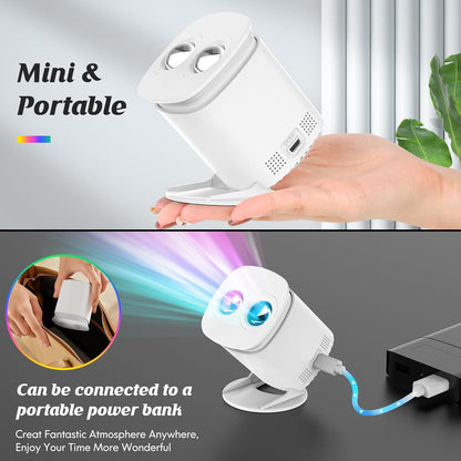 Galaxy Projector Night Light for Kids – Safe Auto-Shutoff Bedside Lamp for Nursery and Playroom Calm-Down Time