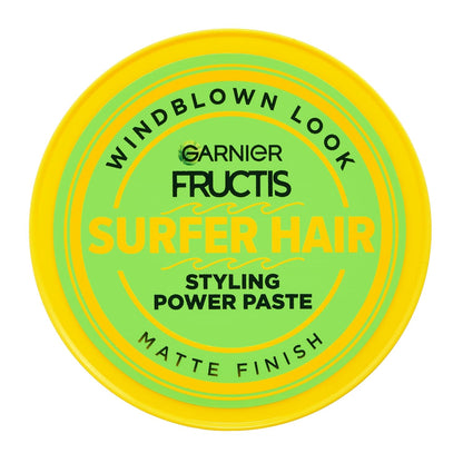 Garnier Fructis Style Surfer Hair Power Putty for Patio Lounging, Textured Windblown Styling