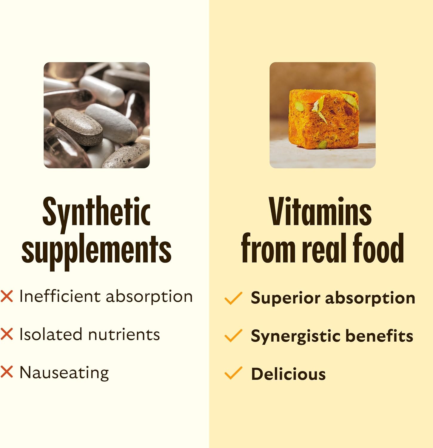 GEM Daily Bites – One-Bite Multivitamin for a Clutter-Free Counter, Vegan Trial Pack of 7