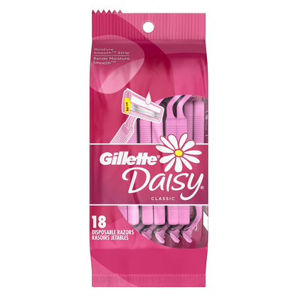 Gillette Venus Disposable Razors – Clean 18-Count Pack, No Refills or Clutter