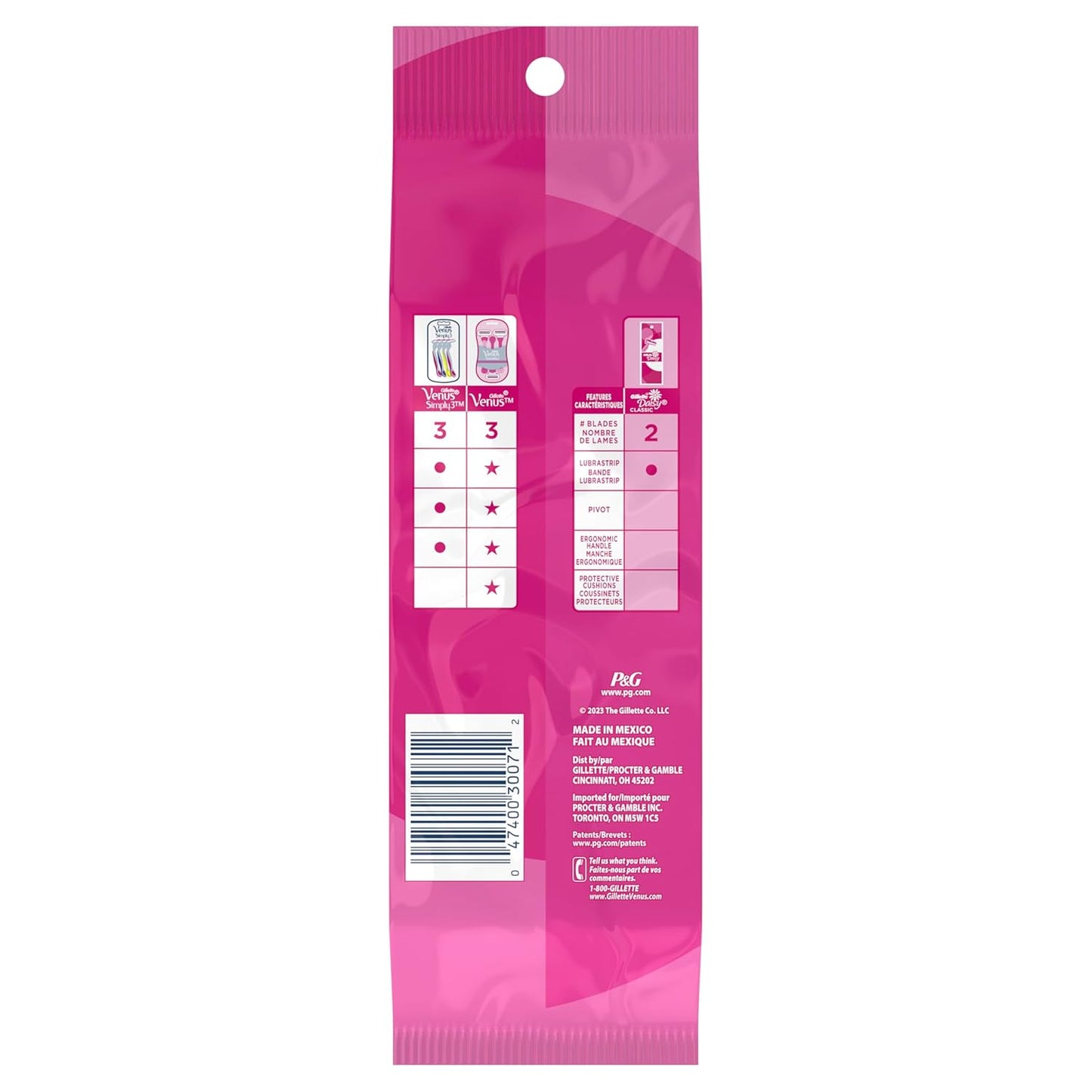 Gillette Venus Disposable Razors – Clean 18-Count Pack, No Refills or Clutter