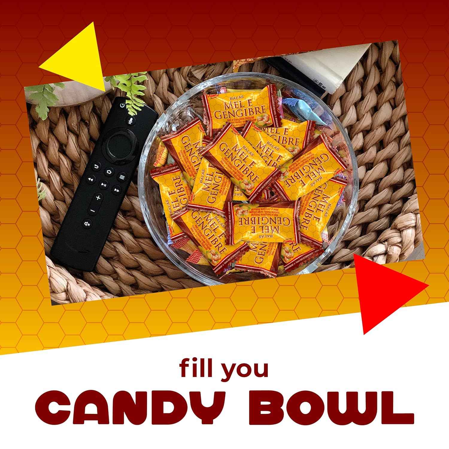 Mountain Meadow Sweets Honey Ginger Hard Candy – Heartfelt Birthday Gift for Mom and Women, Individually Wrapped Old Fashioned Treats