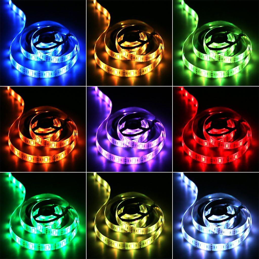GlowVibe Battery LED Strip Lights – Safe Flame-Free Night Light for Kids Bedrooms and Nurseries