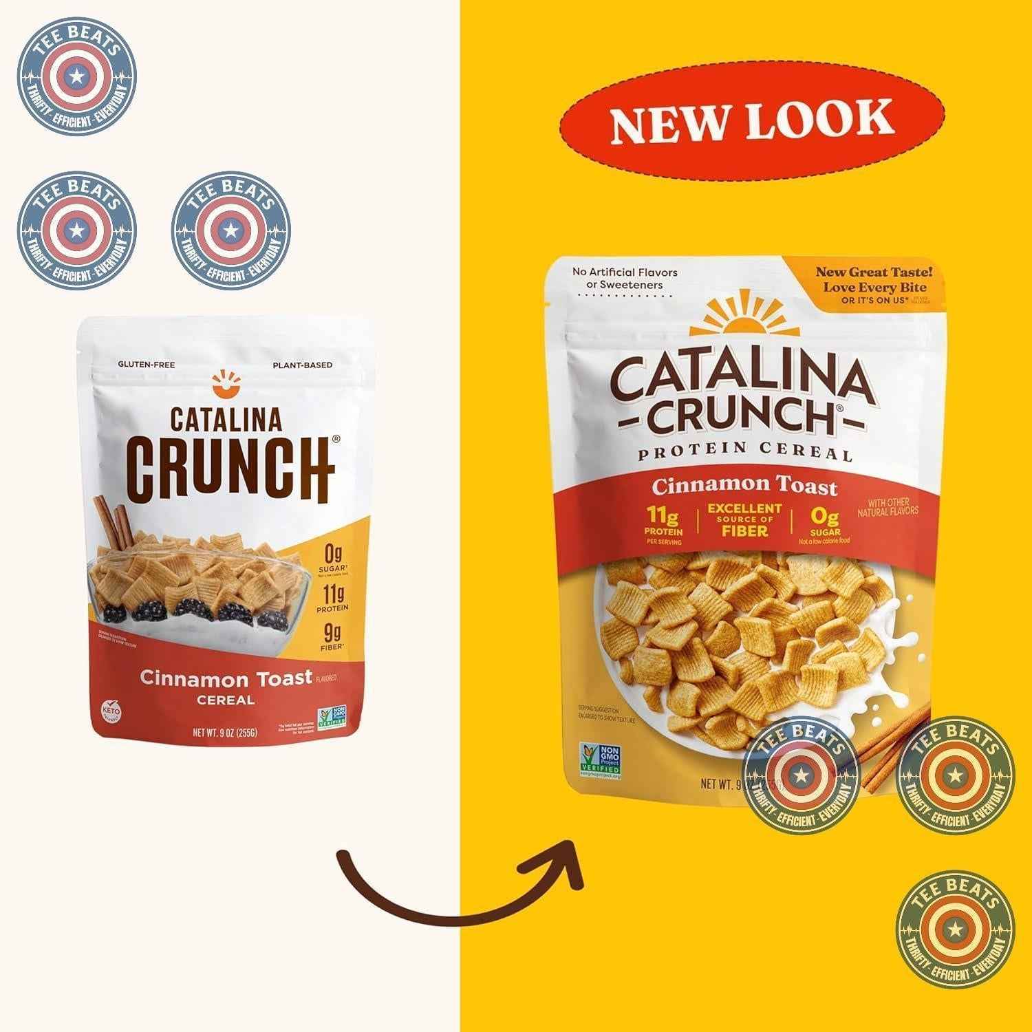 Catalina Crunch Protein Cereal – Clean-Eater's Diabetic Breakfast Swap for Daily Blood Sugar Wellness, Keto Cinnamon Toast