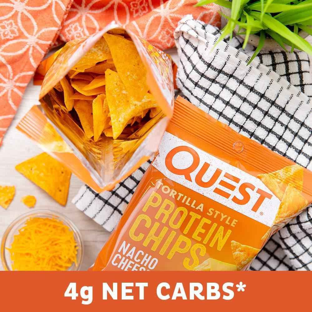 Quest Nutrition Chili Lime Tortilla Style Protein Chips – Low Carb Hostess Gift for Game Day Gatherings