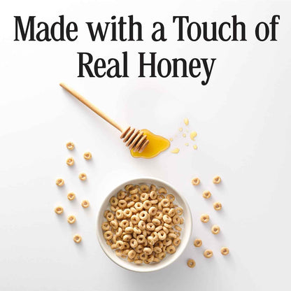 Honey Nut Cheerios, Heart Healthy Cereal with Whole Grain Oats for a Cholesterol-Friendly Morning Routine, 10.8 oz