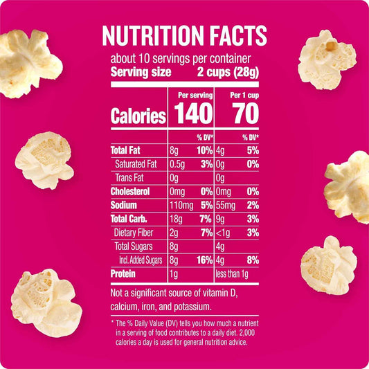 Angie's BOOMCHICKAPOP Kettle Corn Gluten Free Party Size – Lower Sugar Whole Grain Snack for Wellness Routines and Curbing Cravings