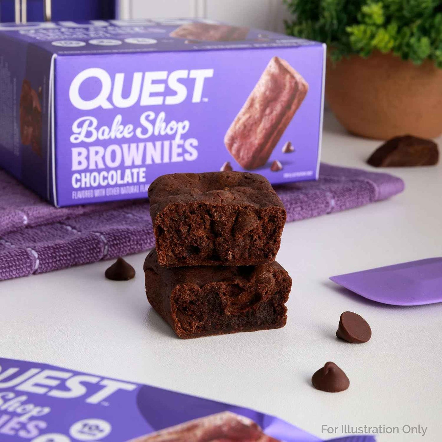 Quest Nutrition Chocolate Brownie – Holiday Gift Pack for the Keto Lover in Your Life, 20 Count