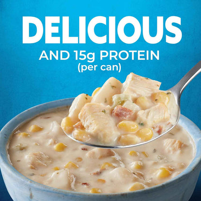 Progresso Gluten Free Chicken Corn Chowder — Pantry Staple for Home Office Lunch Breaks and Focused Afternoons, 18.5 oz