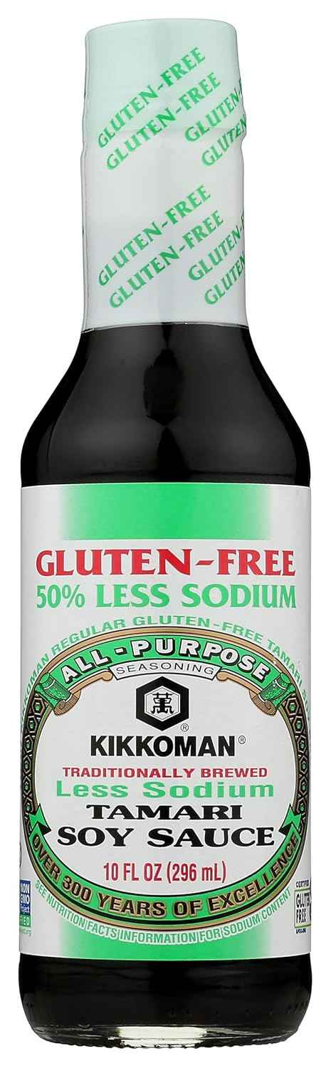 Kikkoman Tamari Gluten Free Soy Sauce – Minimalist Pantry Bottle for Clutter-Free Asian Cooking