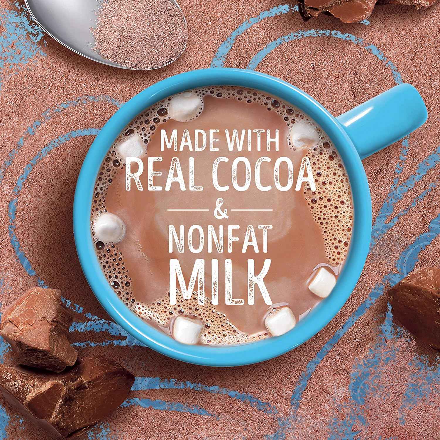 Swiss Miss Hot Cocoa with Marshmallows – Clean-Label Evening Wind-Down Drink for Relaxation Corners