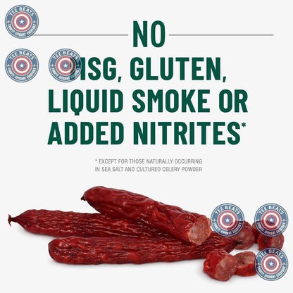 Duke's Pork Chorizo & Lime Smoked Shorty Sausages – Gourmet Snack Gift for the Outdoor Enthusiast, 5 oz Bag