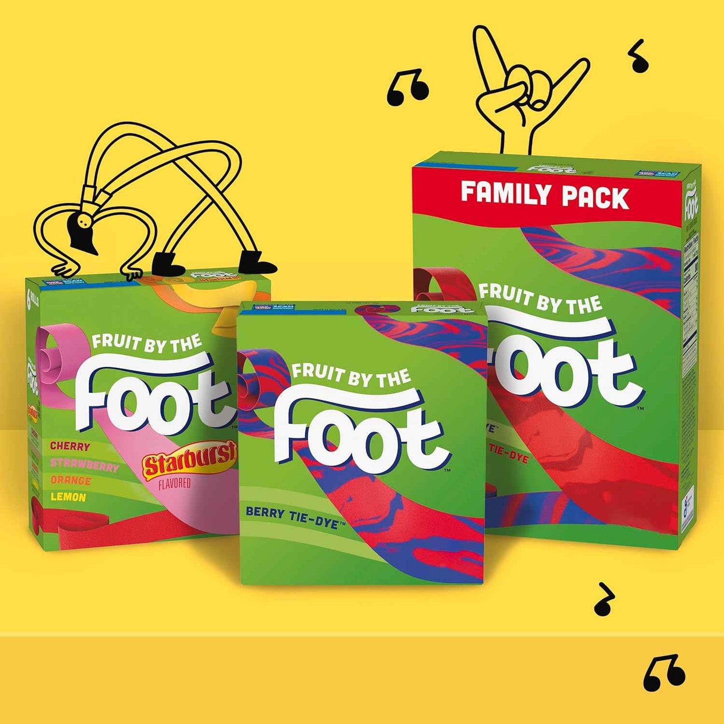 Fruit by the Foot Gluten Free Fruit Snacks – Cleaner-Label Pantry Snack with Vitamin C, 6 Pouch Variety Pack