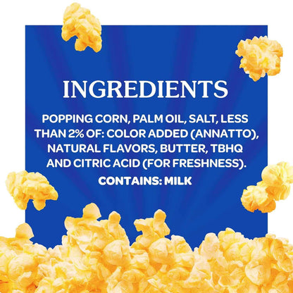 ACT II Xtreme Butter Microwave Popcorn, 33.01 oz Bulk Pack – Durable, Individually Sealed Snack for Road Trips, RV Travel, and Outdoor Get-Togethers