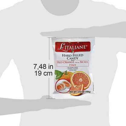 Serra Le Italiane PGI Red Orange of Sicily Candy – Artisanal Imported Italian Confections for a Curated Cheese and Dessert Board