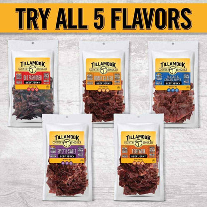 Tillamook Country Smoker 10 g Protein Beef Jerky Honey Glazed – Keto and Low-Carb Pantry Snack for Mindful Eating