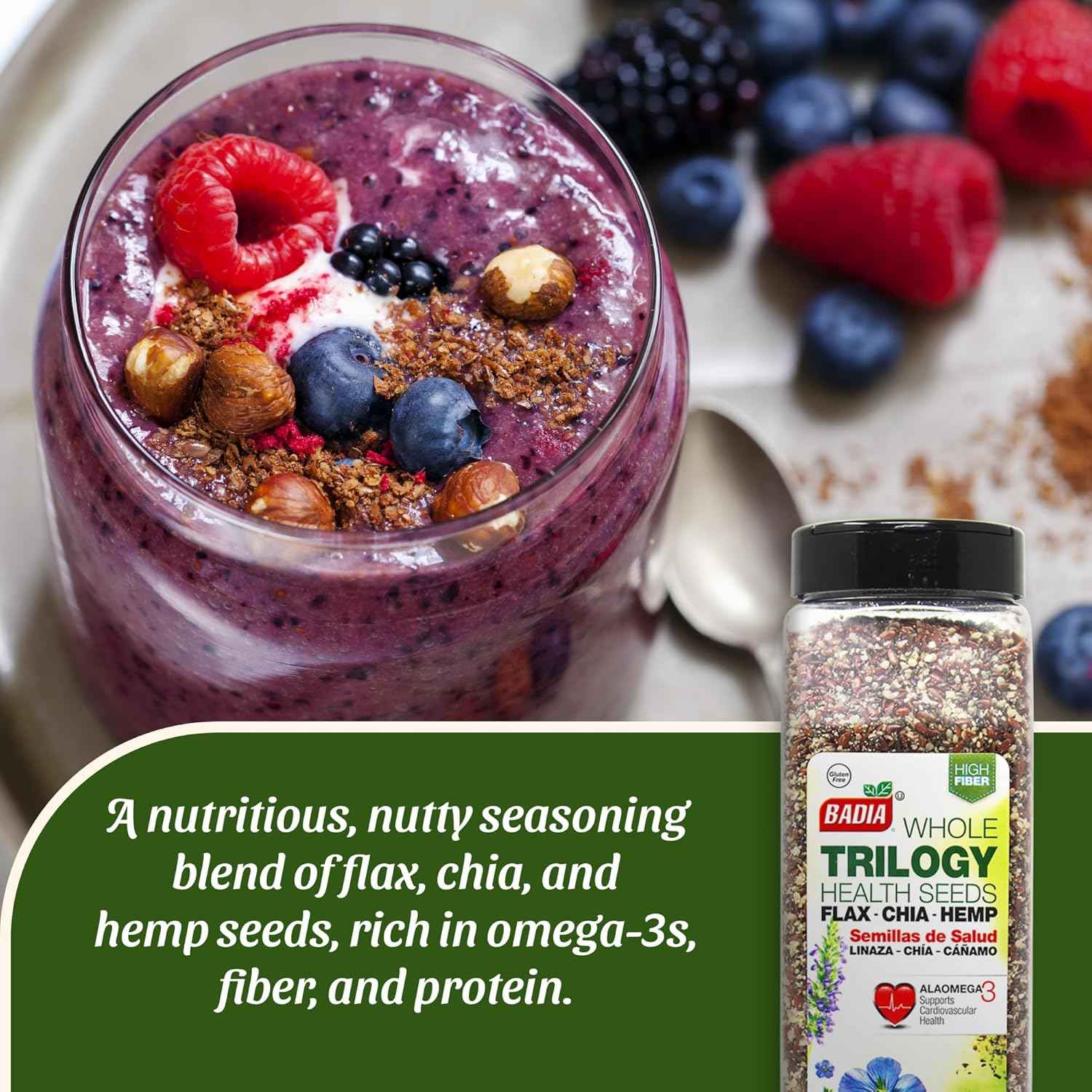 Badia Trilogy Health Seed Blend – Thoughtful Wellness Gift for the Health-Conscious Friend