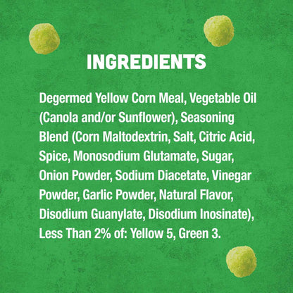 Vlasic Pickle Balls Dill Pickle Flavored Corn Puffs 6.5 oz – Gluten-Free Indulgent Snack for Mindful Munching at Home