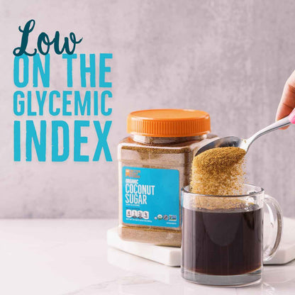 BetterBody Foods Organic Coconut Sugar – Non GMO Pantry Staple for Baking With Children