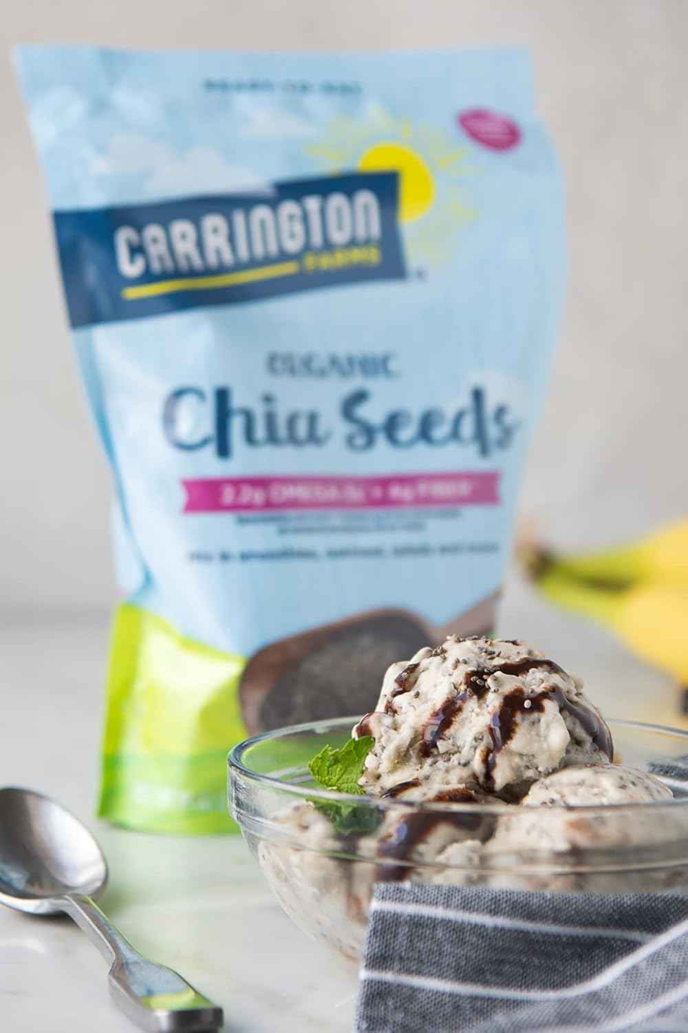 Carrington Farms Organic Chia Seeds – Safe, Allergen-Free Pantry Staple for Family Breakfast Tables