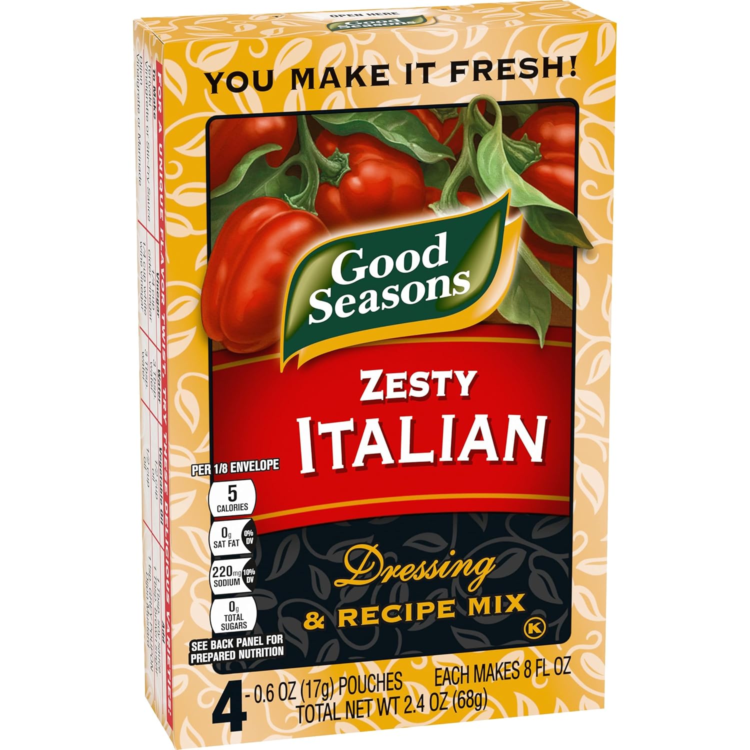 Good Seasons Zesty Italian Dressing & Recipe Mix – Pantry Must-Have for Everyday Home Cooking