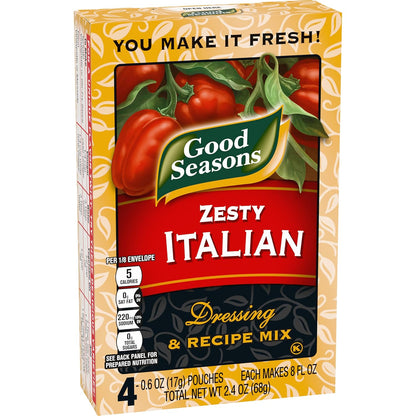 Good Seasons Zesty Italian Dressing & Recipe Mix – Pantry Must-Have for Everyday Home Cooking