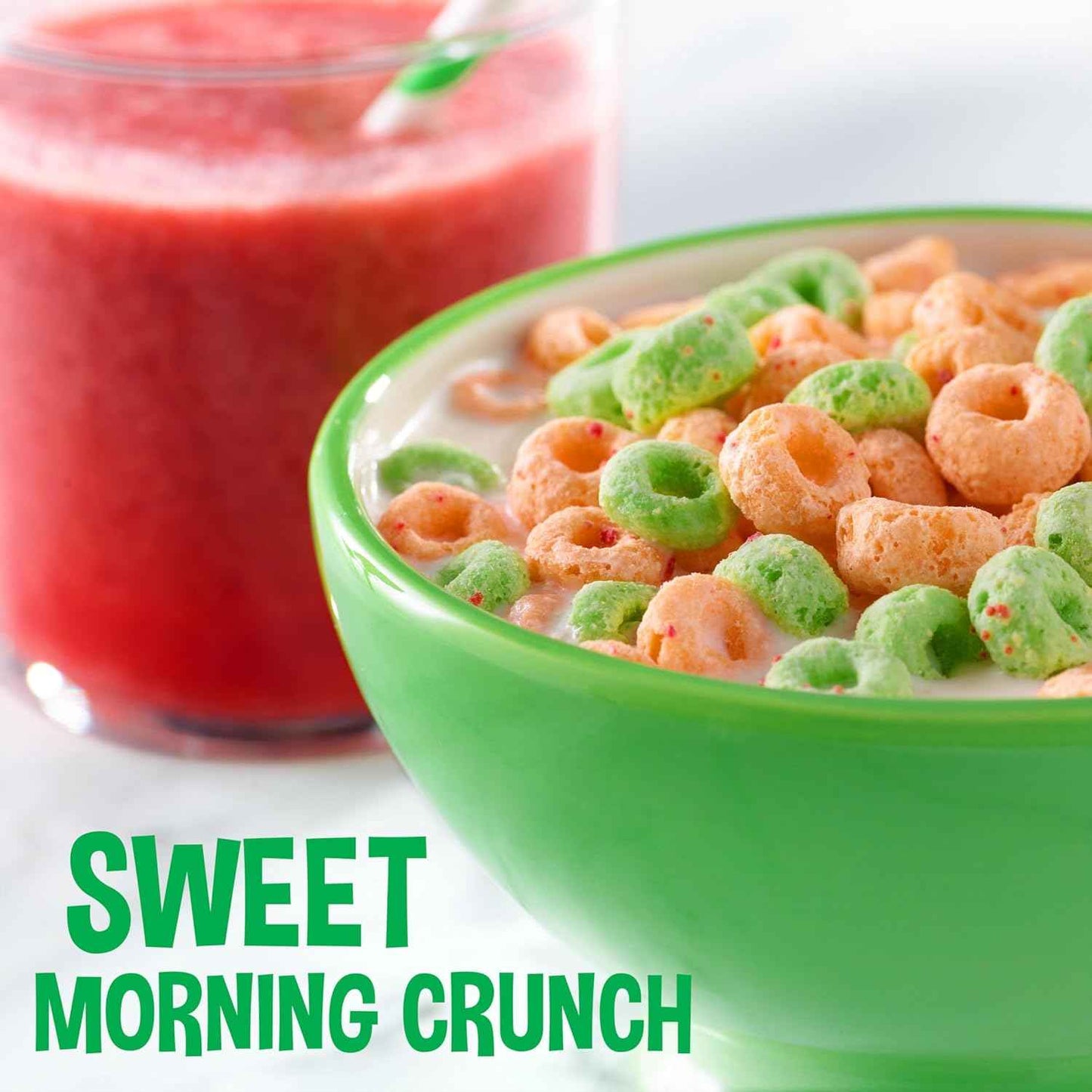 Kellogg's Apple Jacks Breakfast Cereal – Kosher Pareve Whole Grain Bowl for Mindful Mornings, 23oz Box