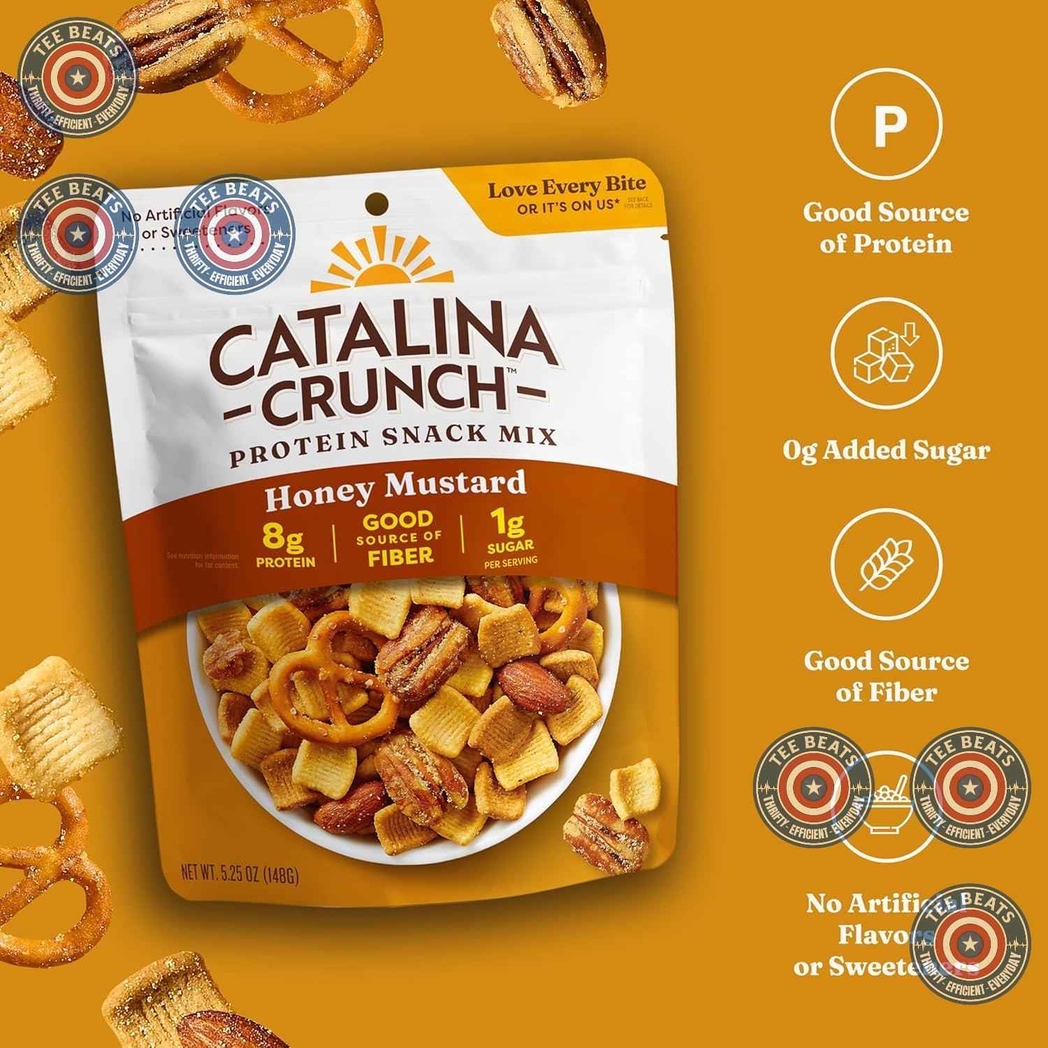Catalina Crunch Protein Snack Mix – Focused Workday Fuel for Commuter Bags and Office Desks, Keto Friendly and 1g Sugar