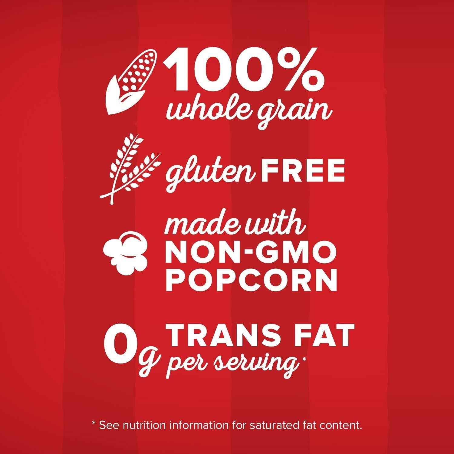 Orville Redenbacher's Ultimate Butter Microwave Popcorn 12-Count for Backyard Patio Movie Nights and Outdoor Dining