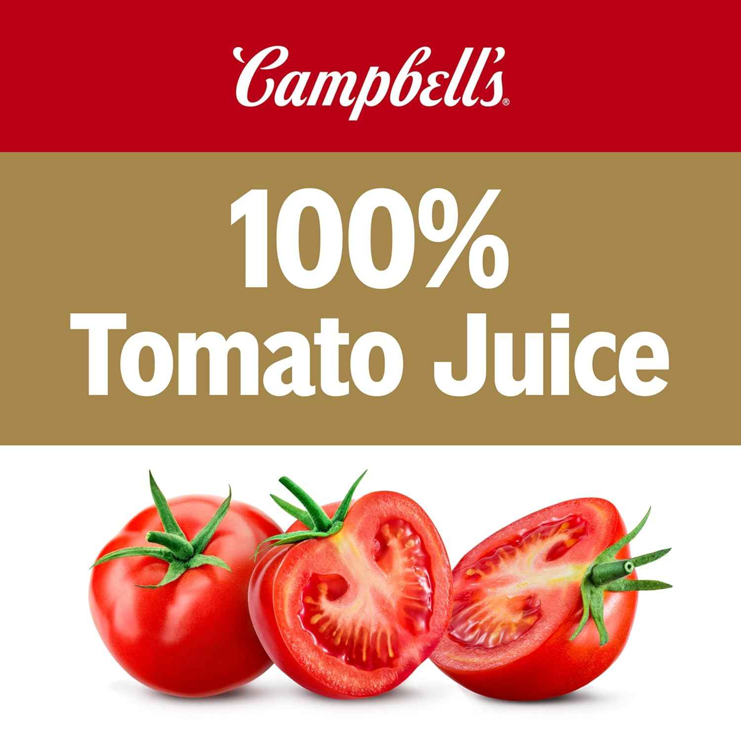 Campbell's 100% Tomato Juice – Ready-Made Sauce Starter for Busy Professionals Cooking After Work