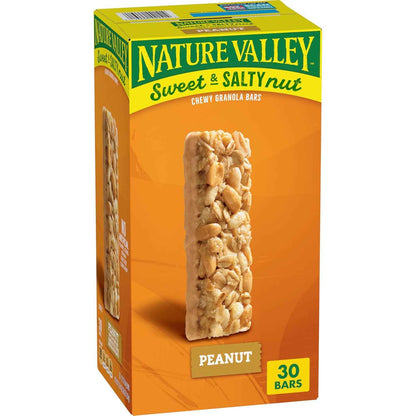 Nature Valley Sweet and Salty Nut Granola Bars – Commuter Bag Snack for Busy Workdays, Individually Wrapped