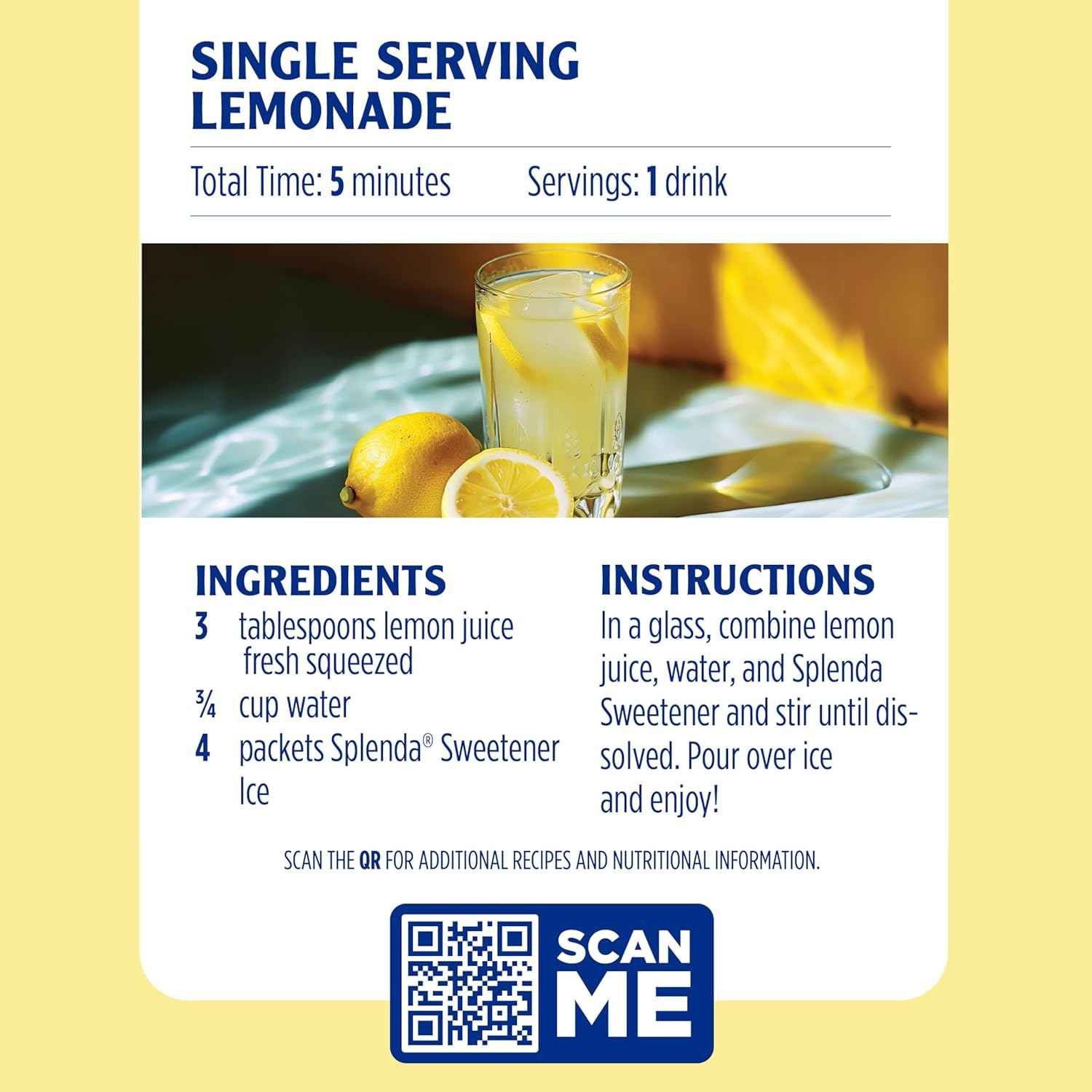 SPLENDA Zero Calorie Sweetener Packets – Clutter-Free Pantry Upgrade, 200 Pre-Portioned Packets with No Measuring Spoons Needed