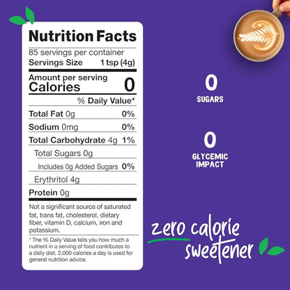 Pyure Organic Stevia Blend – Calorie-Conscious Pantry Staple for Self-Care Meal Prep