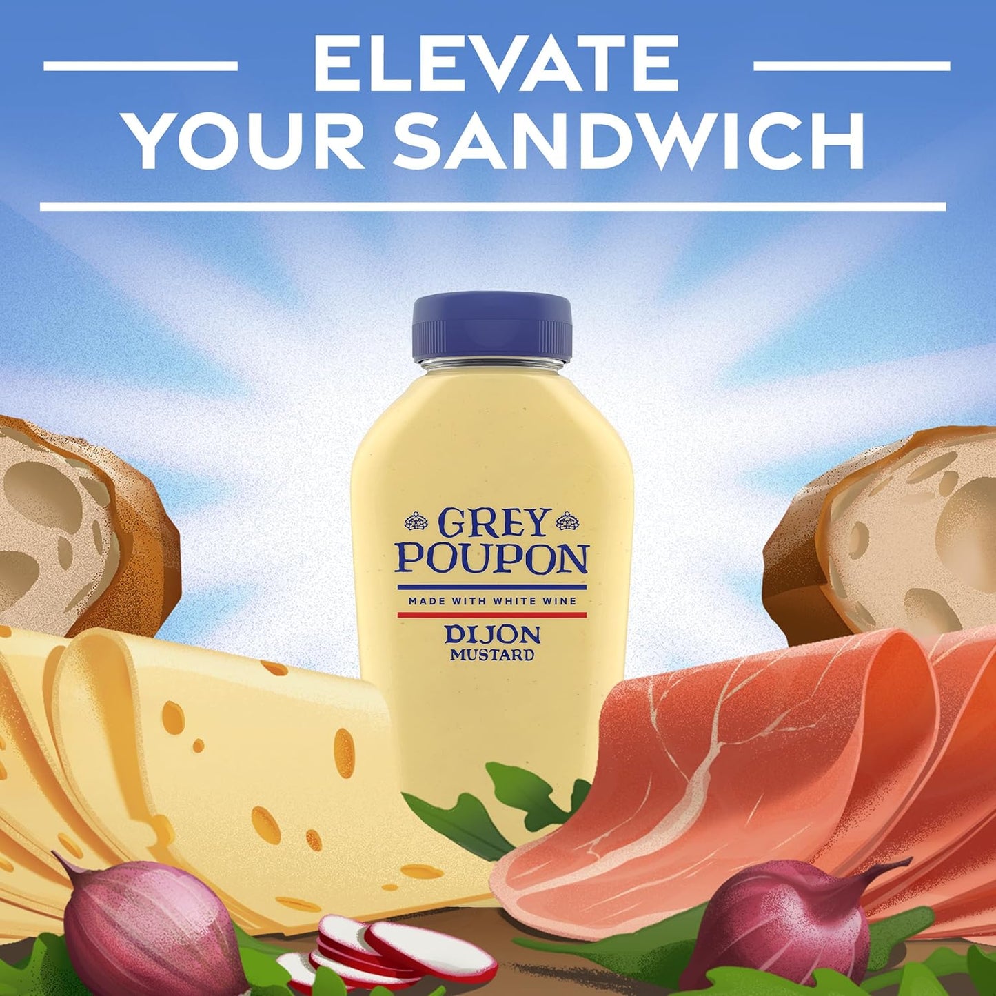 Grey Poupon Dijon Mustard – Thoughtful Gourmet Gift for Mom on Her Birthday, Elegant Kitchen Pantry Pick