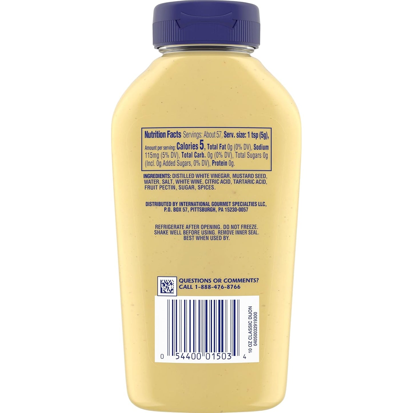 Grey Poupon Dijon Mustard – Thoughtful Gourmet Gift for Mom on Her Birthday, Elegant Kitchen Pantry Pick