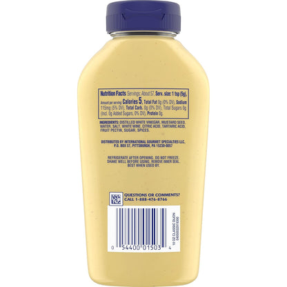 Grey Poupon Dijon Mustard – Thoughtful Gourmet Gift for Mom on Her Birthday, Elegant Kitchen Pantry Pick