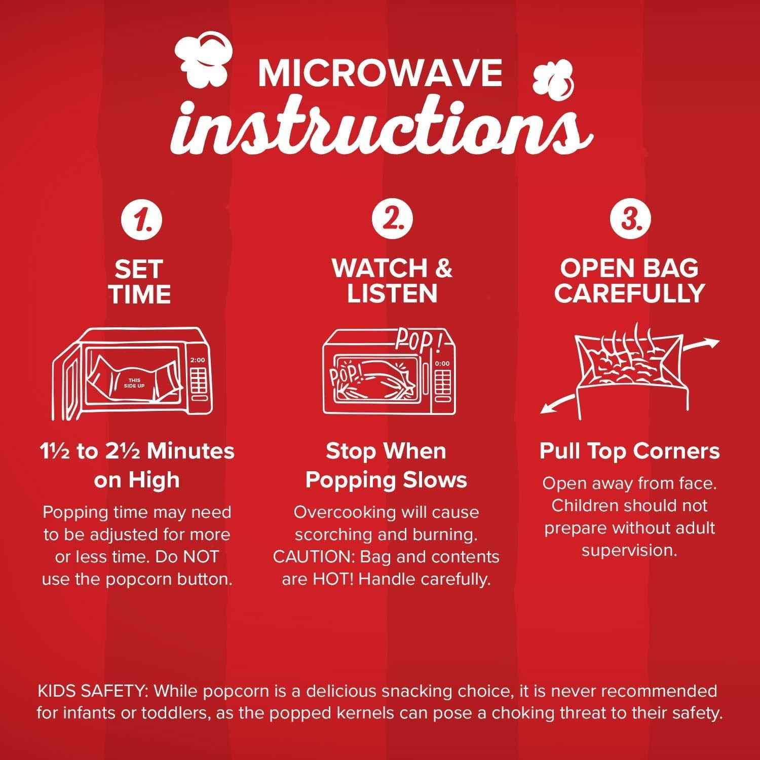 Orville Redenbacher's Movie Theater Butter Popcorn – Holiday Stocking Stuffer Gift for Popcorn Lovers, 6 Microwave Bags