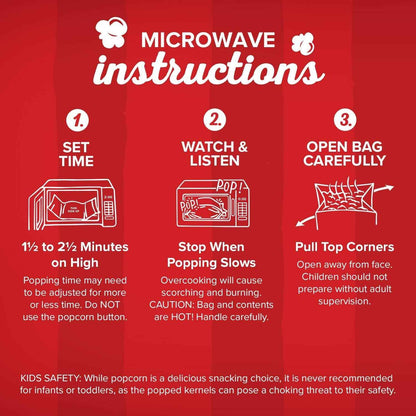 Orville Redenbacher's Movie Theater Butter Popcorn – Holiday Stocking Stuffer Gift for Popcorn Lovers, 6 Microwave Bags