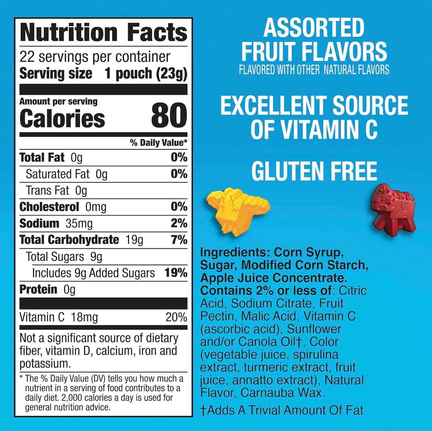 Minecraft Fruit Flavored Snacks 22 Pouch Value Pack – Themed Goody Bag Filler for Birthday Parties
